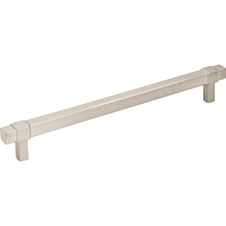 Jeffrey Alexander 192 mm Center-to-Center Satin Nickel Square Zane Cabinet Pull 293-192SN